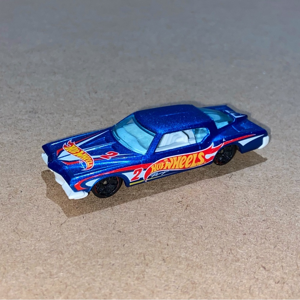 HOT WHEELS 2004 RARE ‘71 Buick Riviera Blue Flake Racing Circuit Diecast Car
